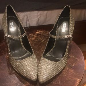 Never worn Michael Kors sparkly heels